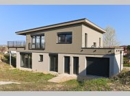 Samostataně stojící novostavba RD Syrovice - CP 640m2 - garáž - terasy - vjezd