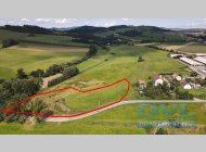 Stavební pozemek 519 m2 + louky, pole 9540 m2 - Křtěnov u Olešnice.